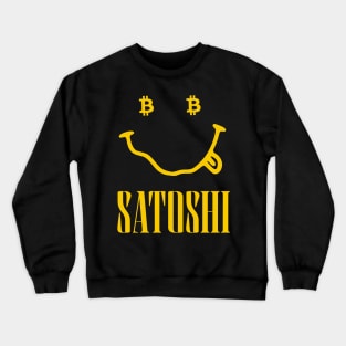 Satoshi Smille Bitcoin Crewneck Sweatshirt